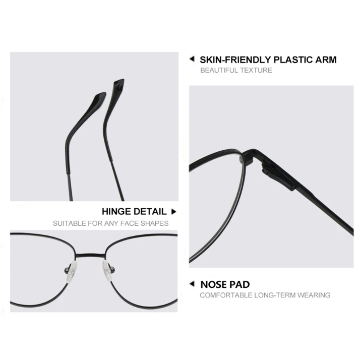 نظارات معدن فاشون شبابيه - الصورة 5