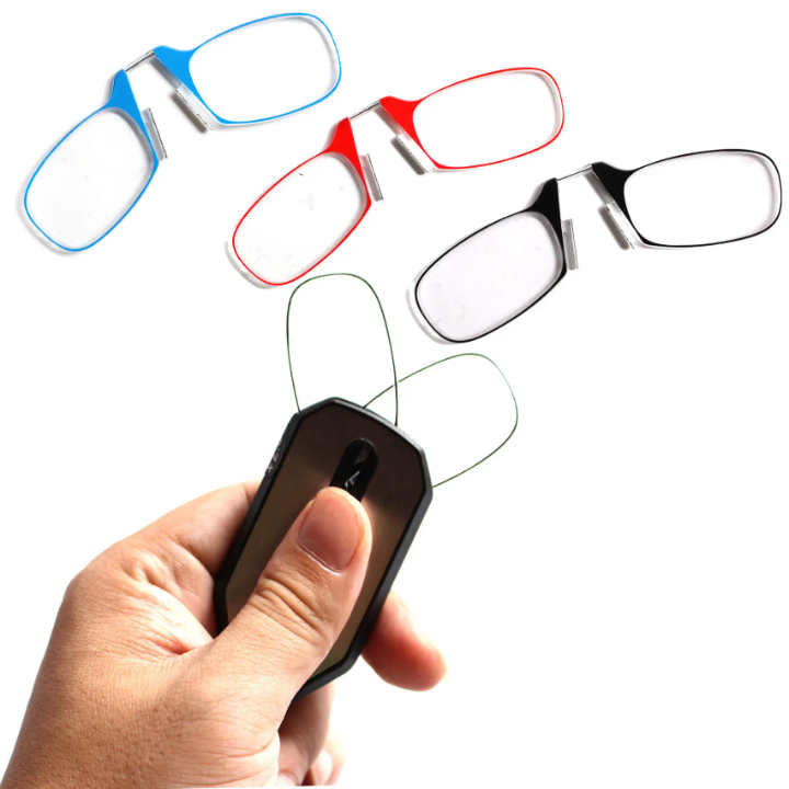 نظارة قراءة ميدالية محمولةPocket Reading Glasses with Keychain - الصورة 8