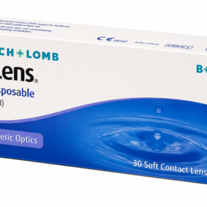 عدسات بوش الشفافة اليومية (30 عدسة) | Bausch + Lomb Daily Contact Lenses - 30 Pack