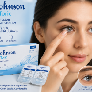 عدسات جونسون توريك الشفافة السنوية | Johnson Toric Clear Contact Lenses
