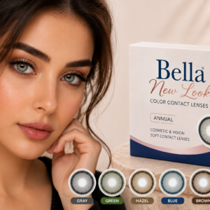 عدسات بيلا نيو لوك الملونة الطبية السنوية | Bella New Look Color Contact Lenses (Cosmetic & Vision)